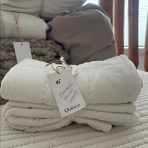 Quince velvet pillow shams